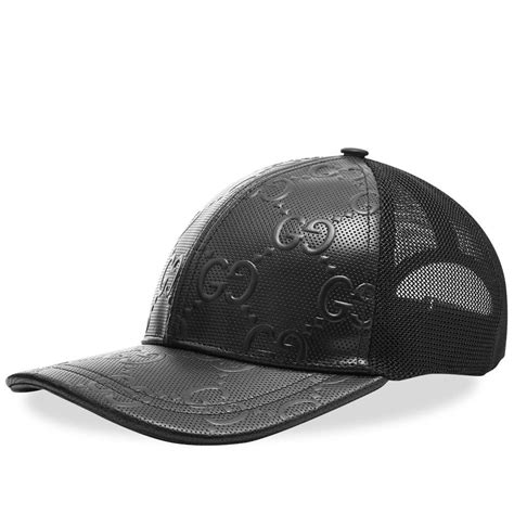 gucci cap leather